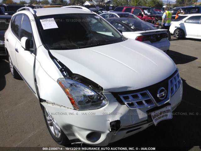 JN8AS5MV0CW376964 - 2012 NISSAN ROGUE S/SV WHITE photo 6