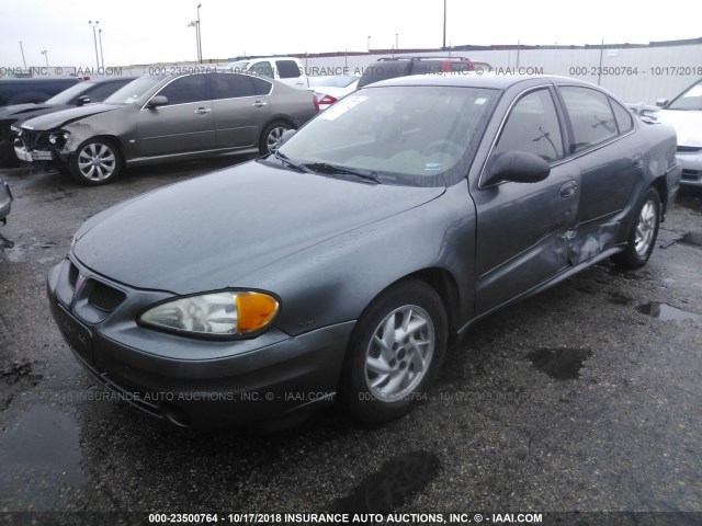 1G2NE52E05M136811 - 2005 PONTIAC GRAND AM SE GRAY photo 2