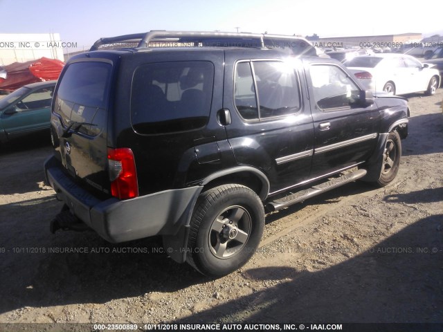 5N1ED28T93C676756 - 2003 NISSAN XTERRA XE/SE BLACK photo 4