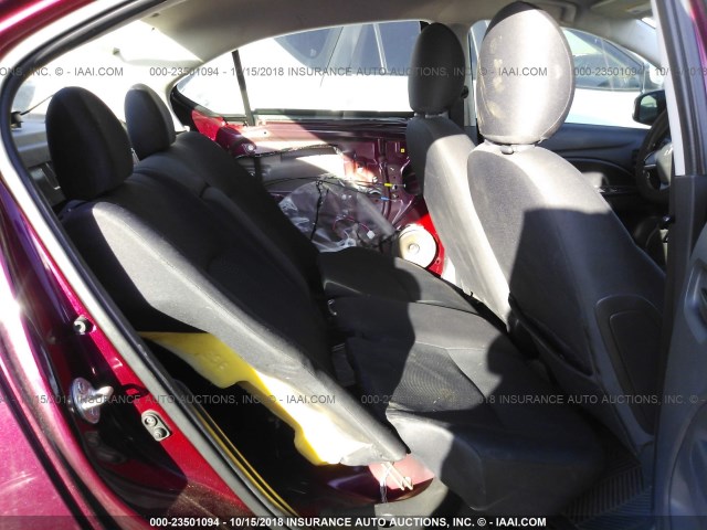 ML32F3FJ4HH003346 - 2017 MITSUBISHI MIRAGE G4 ES იასამნისფერი ფოტო 8