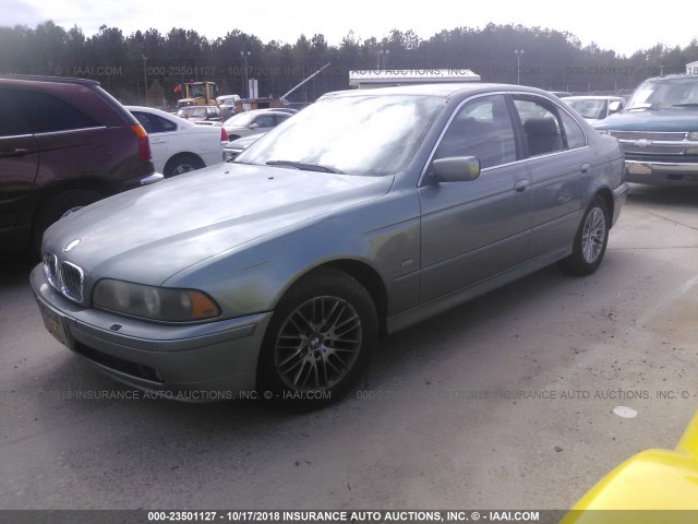 WBADT63433CK41500 - 2003 BMW 530 I AUTOMATIC TEAL photo 2