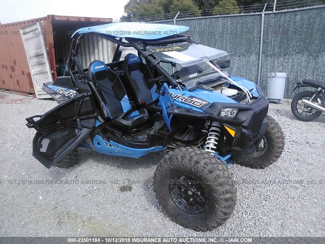 3NSVDE928HF918120 - 2017 POLARIS RZR XP TURBO EPS BLUE photo 1