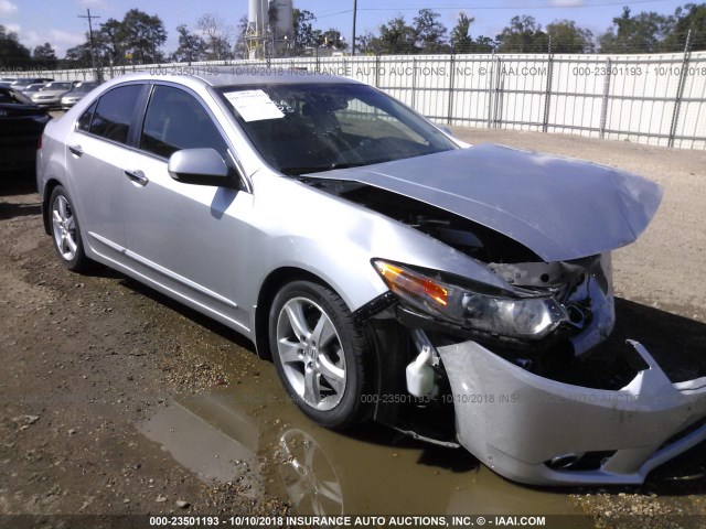 JH4CU2F63EC002225 - 2014 ACURA TSX TECH SILVER photo 1