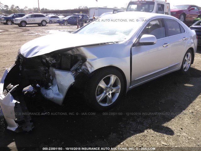 JH4CU2F63EC002225 - 2014 ACURA TSX TECH SILVER photo 2