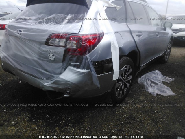 4S4BSBNC6G3239199 - 2016 SUBARU OUTBACK 2.5I LIMITED GRAY photo 4