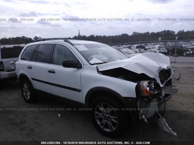 YV1CZ91H041054372 - 2004 VOLVO XC90 T6 WHITE photo 1