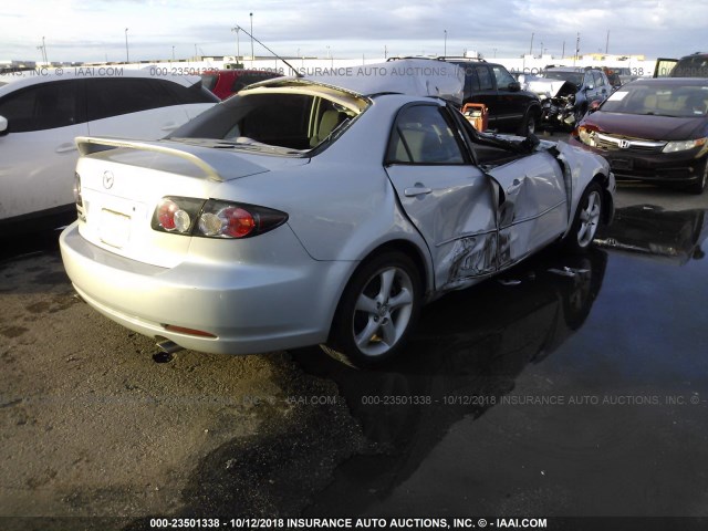 1YVHP80C375M26246 - 2007 MAZDA 6 I SILVER photo 4