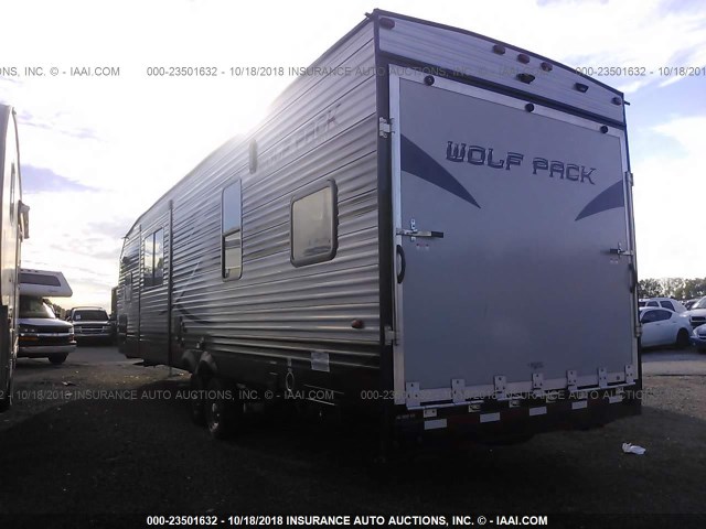 4X4TCTA20GY208388 - 2016 FOREST RIVER WOLF PACK  GRAY photo 3