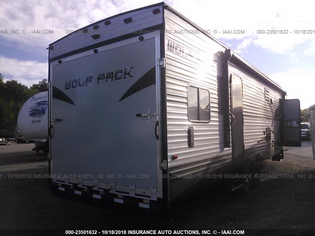4X4TCTA20GY208388 - 2016 FOREST RIVER WOLF PACK  GRAY photo 4