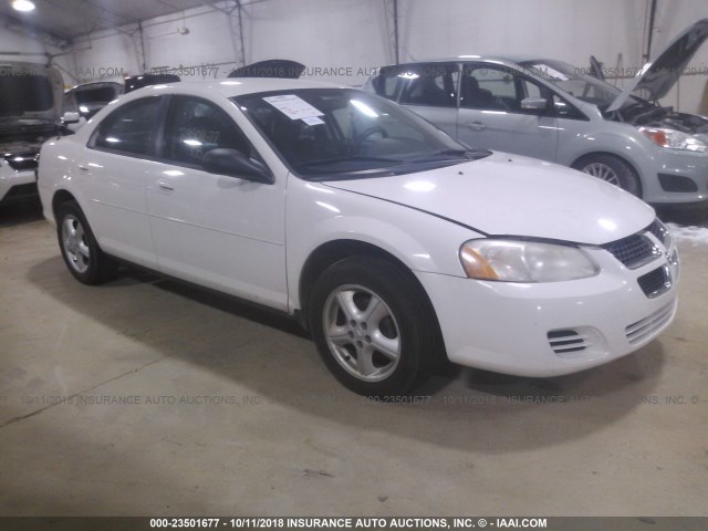 1B3EL46X55N513328 - 2005 DODGE STRATUS SXT WHITE photo 1