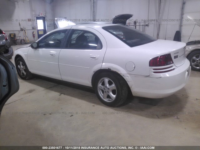 1B3EL46X55N513328 - 2005 DODGE STRATUS SXT WHITE photo 3