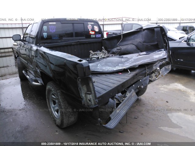 1B7HF13Z21J275222 - 2001 DODGE RAM 1500 BLACK photo 3