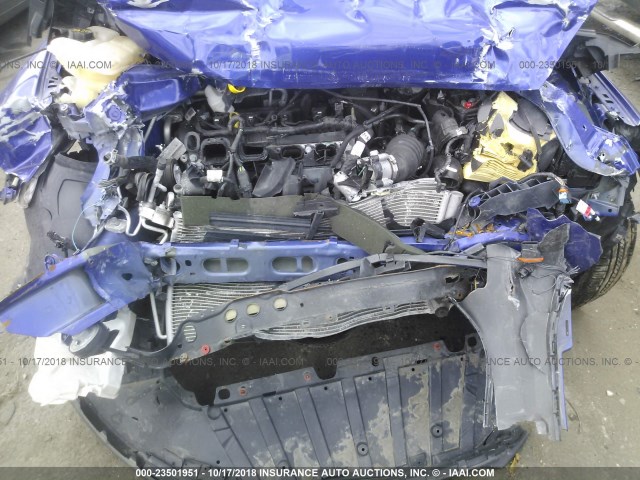 1FADP3J29FL260716 - 2015 FORD FOCUS TITANIUM BLUE photo 10