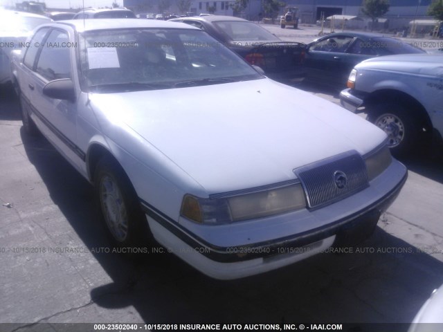 1MEPM6040LH621414 - 1990 MERCURY COUGAR LS WHITE photo 1