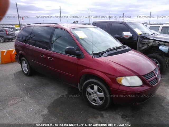 2D4GP44L66R913174 - 2006 DODGE GRAND CARAVAN SXT MAROON photo 1