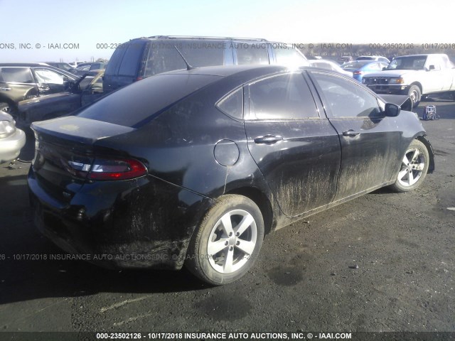 1C3CDFBB2FD222273 - 2015 DODGE DART SXT BLACK photo 4