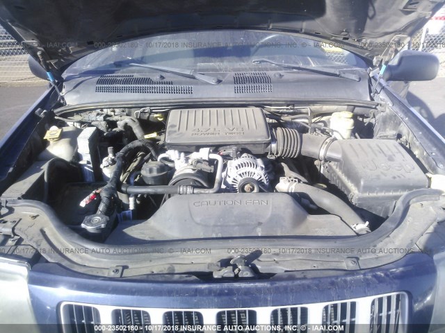 1J4GX48N54C436407 - 2004 JEEP GRAND CHEROKEE LAREDO/COLUMBIA/FREEDOM 蓝色 照片 10