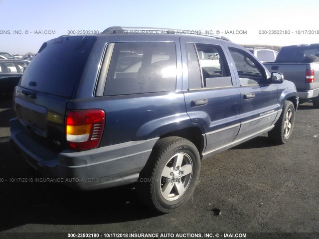 1J4GX48N54C436407 - 2004 JEEP GRAND CHEROKEE LAREDO/COLUMBIA/FREEDOM 蓝色 照片 4