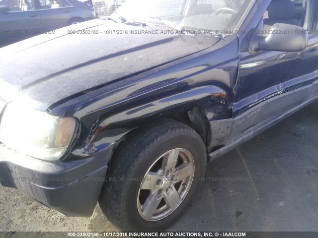 1J4GX48N54C436407 - 2004 JEEP GRAND CHEROKEE LAREDO/COLUMBIA/FREEDOM 蓝色 照片 6