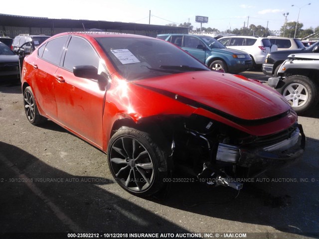 1C3CDFBB5GD704544 - 2016 DODGE DART SXT ORANGE photo 1