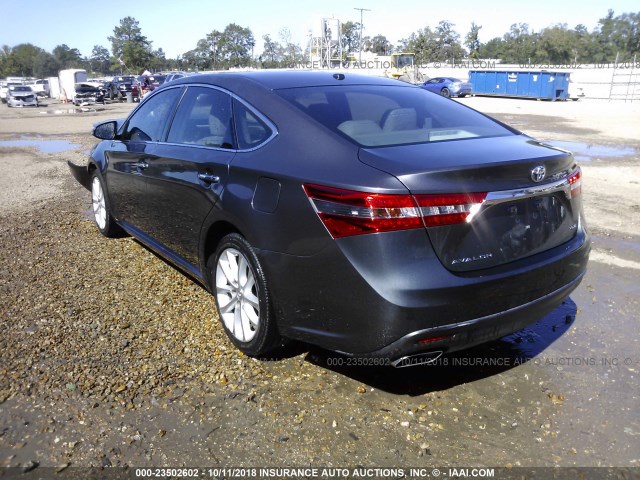 4T1BK1EB7DU061116 - 2013 TOYOTA AVALON PREMIUM/TOURING/LIMITED GRAY photo 3