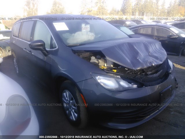 2C4RC1AG6JR103821 - 2018 CHRYSLER PACIFICA L GRAY photo 1