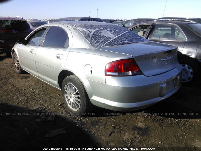 1C3EL46R04N347514 - 2004 CHRYSLER SEBRING LX GREEN photo 3