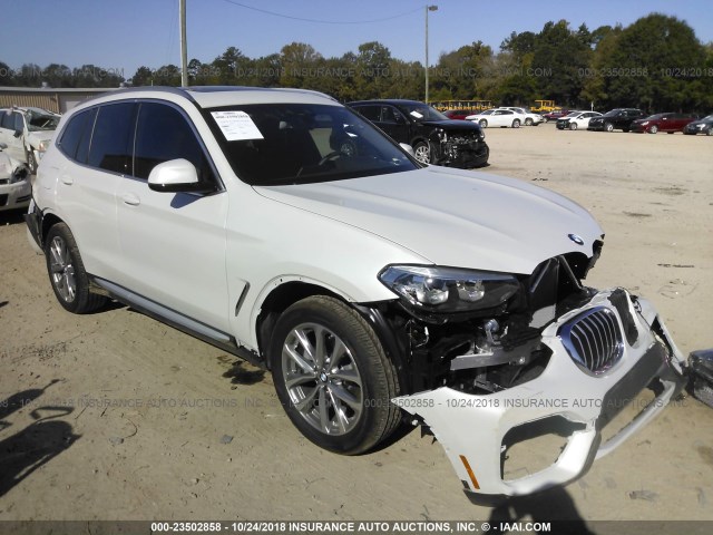 5UXTR7C56KLF25764 - 2019 BMW X3 SDRIVE30I Weiß Foto 1