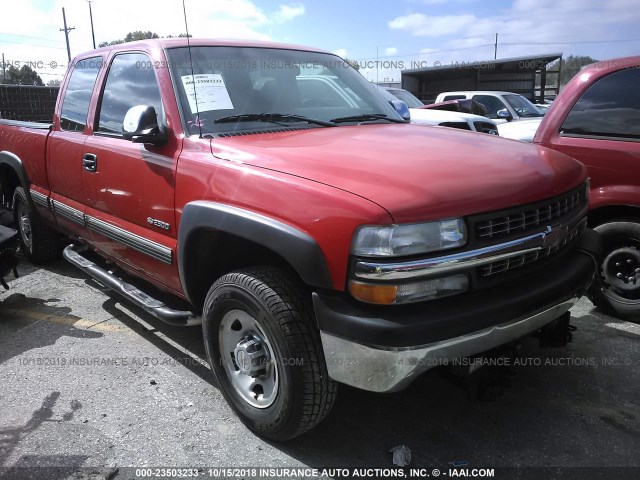 1GCGK29U81Z248276 - 2001 CHEVROLET SILVERADO K2500 RED photo 1