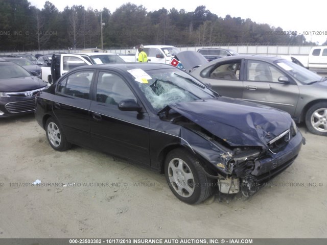 KMHDN45D53U672053 - 2003 HYUNDAI ELANTRA GLS/GT BLACK photo 1