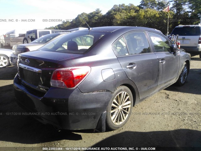 JF1GJAG6XDH005005 - 2013 SUBARU IMPREZA LIMITED GRAY photo 4