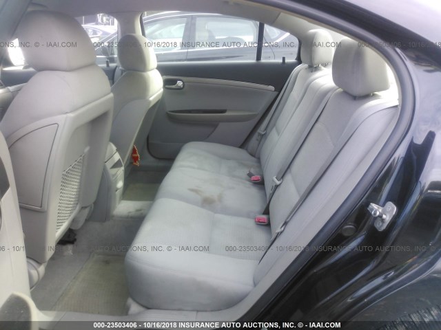 1G8ZS57N78F115732 - 2008 SATURN AURA XE BLACK photo 8