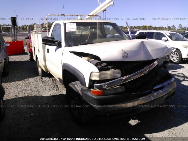 1GBHC24U31E211303 - 2001 CHEVROLET SILVERADO C2500 HEAVY DUTY WHITE photo 1