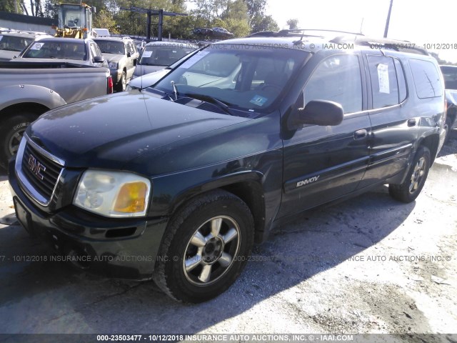 1GKET16SX46141239 - 2004 GMC ENVOY XL GREEN photo 2