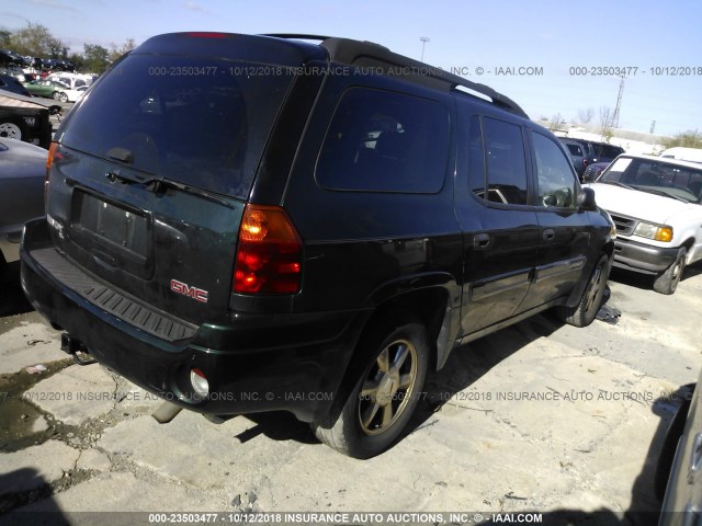 1GKET16SX46141239 - 2004 GMC ENVOY XL GREEN photo 4