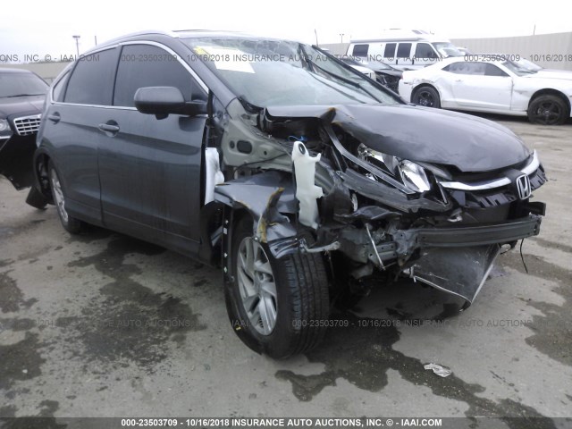 2HKRM3H76GH532090 - 2016 HONDA CR-V EXL GRAY photo 1