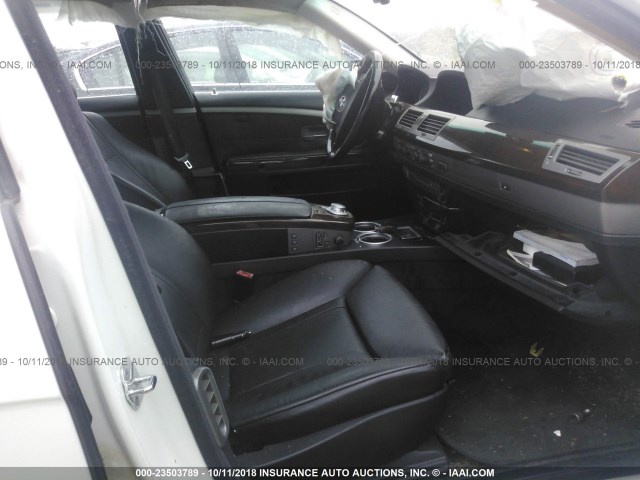 WBAGN63534DS54579 - 2004 BMW 745 LI WHITE photo 5