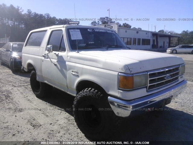 1FMEU15N5KLA55979 - 1989 FORD BRONCO U100 WHITE photo 1