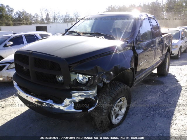 1D7HU18D64S596932 - 2004 DODGE RAM 1500 ST/SLT BLACK photo 2