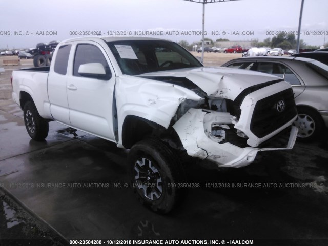 5TFRX5GN5HX076026 - 2017 TOYOTA TACOMA ACCESS CAB/SR/SR5 თეთრი ფოტო 1