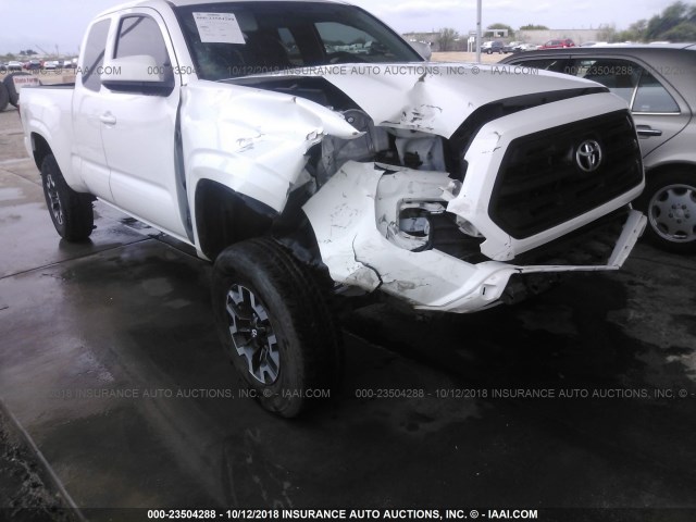5TFRX5GN5HX076026 - 2017 TOYOTA TACOMA ACCESS CAB/SR/SR5 თეთრი ფოტო 6