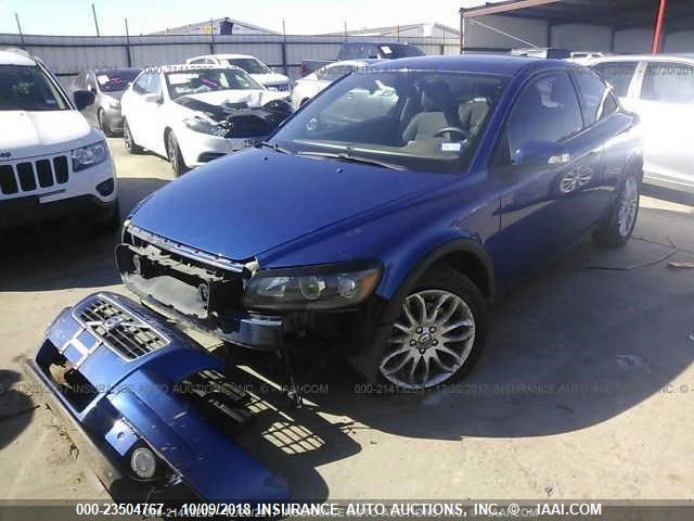 YV1MK672X92146911 - 2009 VOLVO C30 T5 BLUE photo 2