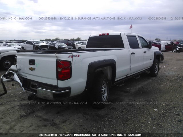 1GC4KYCGXGF127915 - 2016 CHEVROLET SILVERADO K3500 WHITE photo 4