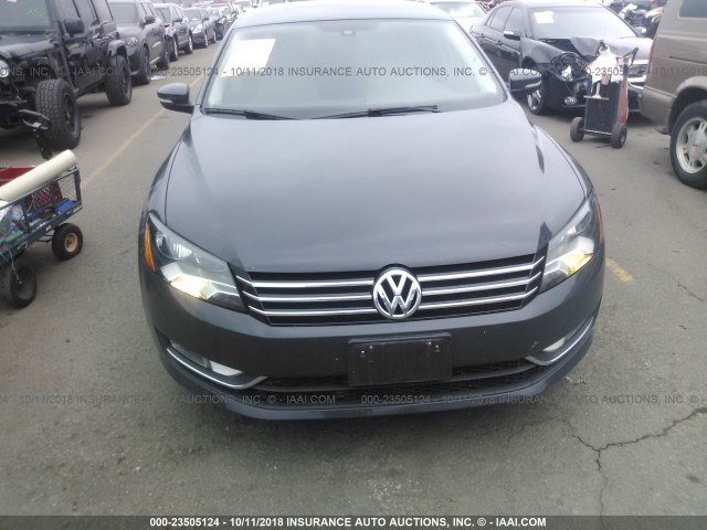 1VWBT7A39FC033911 - 2015 VOLKSWAGEN PASSAT SE GRAY photo 6