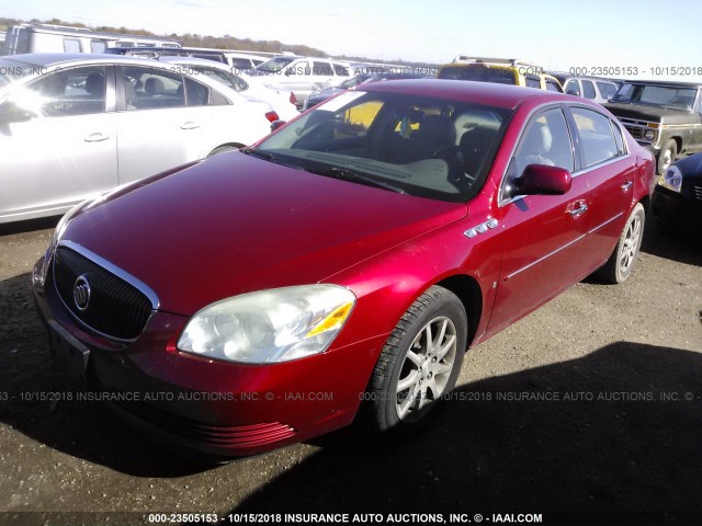 1G4HD57296U169569 - 2006 BUICK LUCERNE CXL MAROON photo 2