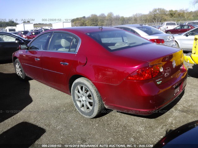 1G4HD57296U169569 - 2006 BUICK LUCERNE CXL MAROON photo 3