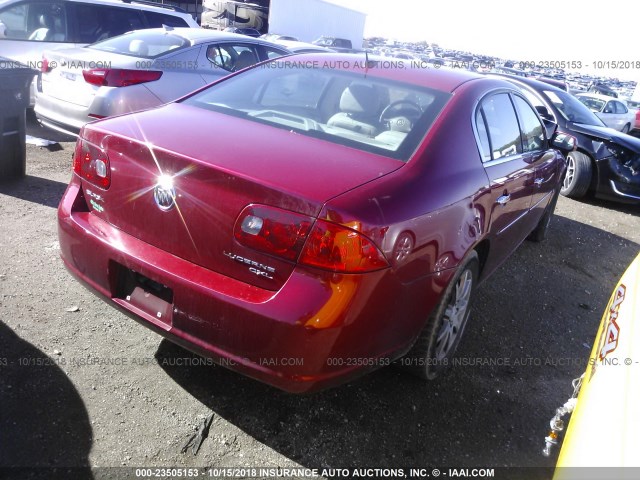 1G4HD57296U169569 - 2006 BUICK LUCERNE CXL MAROON photo 4