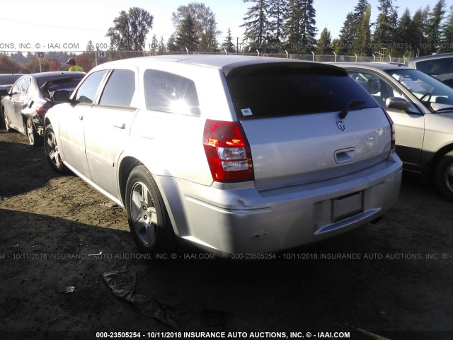 2D4FV47V46H392492 - 2006 DODGE MAGNUM SXT SILVER photo 3