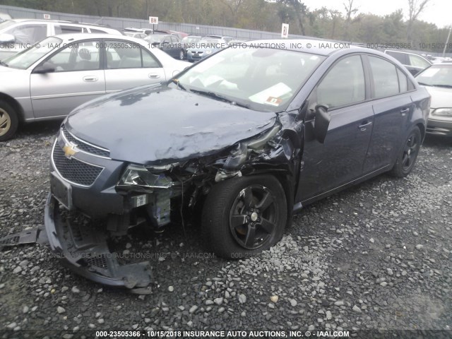 1G1PB5SG7D7230401 - 2013 CHEVROLET CRUZE LS BLUE photo 2