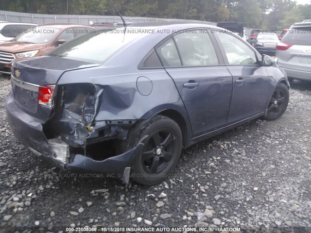 1G1PB5SG7D7230401 - 2013 CHEVROLET CRUZE LS BLUE photo 4